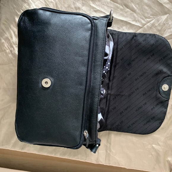 Jane Sheldon London Timeless Premium Leather Black Crossbody Great Condition Bag - Picture 8 of 14